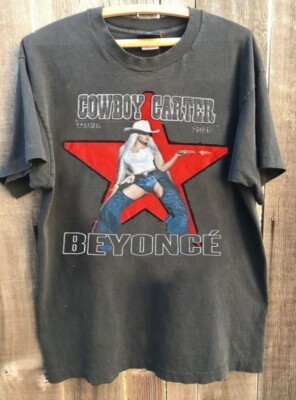 Beyonce Cowboy Carter Tour 2025 Charcoal Cotton Shirt Unisex S-5XL