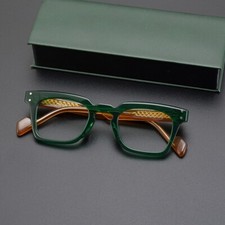 Hand Made Acetate Eyeglass Frames Full Rim Women Men Retro Personality Glasses
