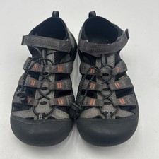 Keen Newport H2 1026277 Boys Gray Fabric Slip-On Waterproof Hiking Sandal Size 5