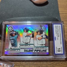 2020 Bowman Chrome - Talent Pipeline Trios Chrome Rodriguez,Kelenic,Knapp