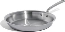 Made In Cookware - 12-Inch Stainless Steel Frying Pan - 5 Ply Stainless Clad - P