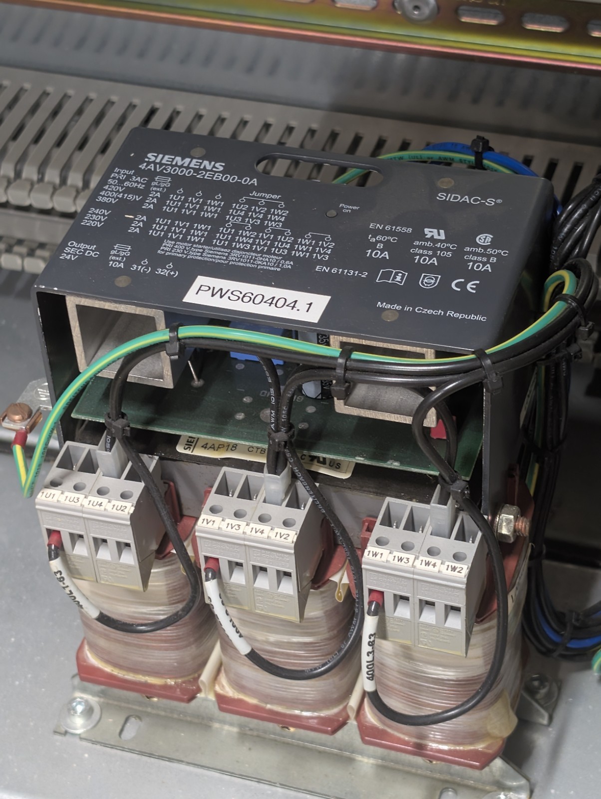 Siemens SIDAC 3 Phase Power Supply