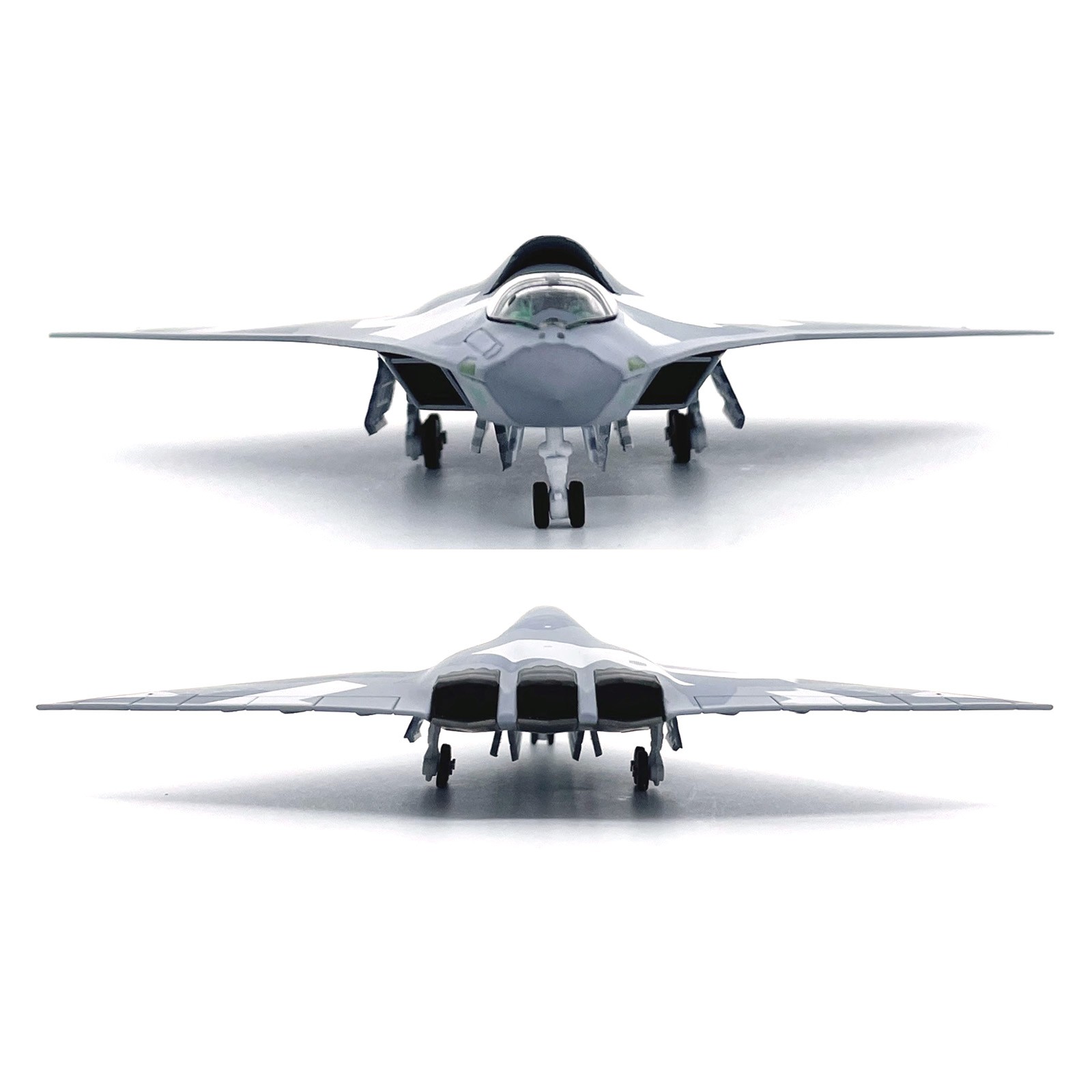 1/144 China Air Force Sixth Generation Fighter Jet J-36 Fighter Model /w Stand