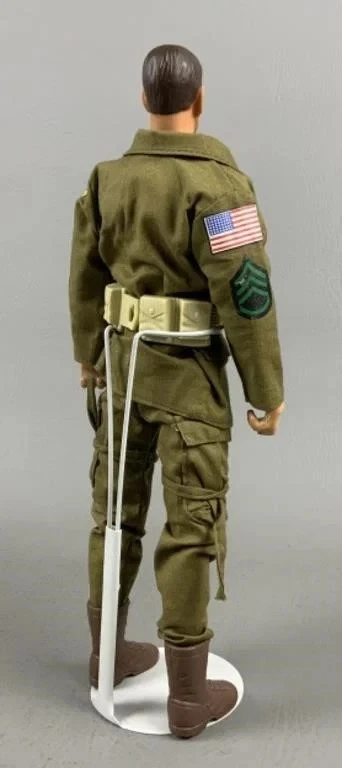 Figura de acción Soldados del Cuerpo de Marines Mundial con gorra de uniforme y etiqueta de perro Foto 2 de 3