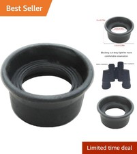 Soft Rubber Eyepiece Shield 28mm-37mm - Comfort for Binoculars Microscopes