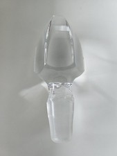 Vintage Large Clear Crystal Glass Bottle Decanter Stopper