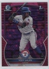 2023 Bowman Chrome Prospects Fuchsia & Pink Vapor Refractor /199 Yosy Galan 7k8