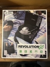 New Victrola Revolution GO VSC-750SB-BLK Bluetooth Portable Record Player