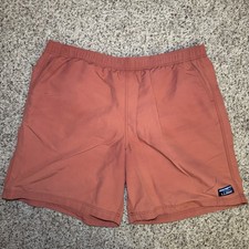 LL Bean Swim Trunks Men XL Salmon Lined Shorts Swimming Outdoor Nature 8"