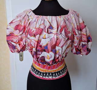 prada bluse mehrfarbig gr itl 42 brustbr 38 länge 44 arml.32cm