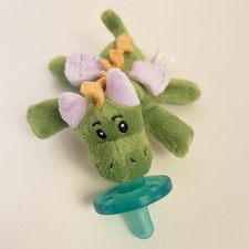 WubbaNub Green Fairytale Dragon Plush Silicone Baby Infant BPA Free Pacifier