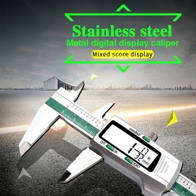 Digital Display LCD Vernier Caliper with Fraction/MM/Inch High Precision Caliper