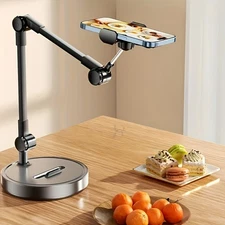 Heavy-Duty Adjustable Phone & Tablet Stand with 360° Rotation,Versatile Holder