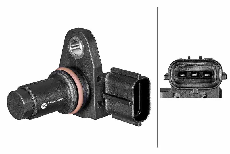 Sensor Posición Cigüeñal Hallsensor 3 Pines HELLA Para u.a. VOLVO XC60 - Imagen 2