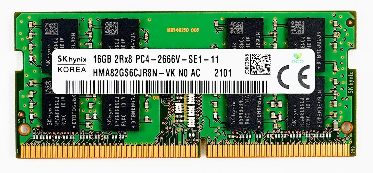 SK Hynix 16GB DDR4 SODIMM Laptop RAM 2666 MHz PC4-21300 260pin