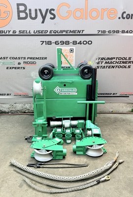 Greenlee 6805 8000 LBS 6800 Ultra Tugger Cable Puller Tugger Set  Excellent 