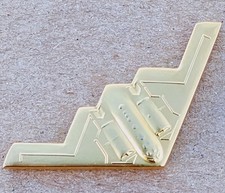 B-2 Stealth Bomber Geocoin - Satin Gold - Activated  Adoptable - TB1W5R8