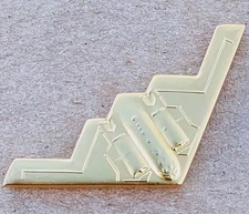 B-2 Stealth Bomber Geocoin - Satin Gold - Activated & Adoptable - TB1W5R8