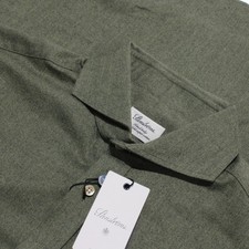 Stenstroms NWT Casual Button Down Twofold Shirt Size Large US In Green Cotton