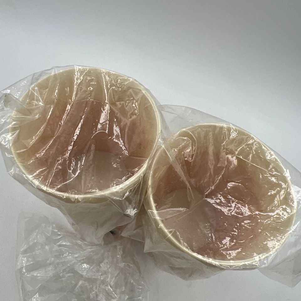 Tazas de papel desechables Dixie amarillo naranja floral 5 oz 30 unidades años 70 retro Foto 3 de 3