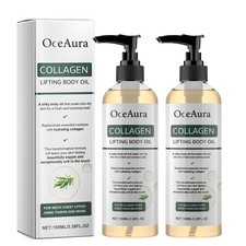 2PCS Collagen Lifting Firming Body Oil Anti Aging Wrinkles Scars  Stretch Mark