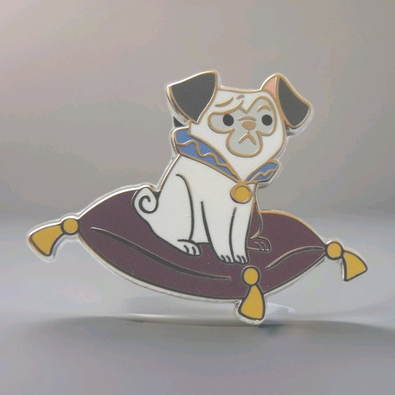 2021 Disney Cats and Dogs Cute Dog Percy from Pocahontas On Pillow Mystery Pin