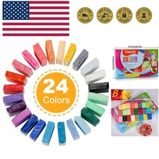 Polymer Clay Kit, Mini Modeling Clay Set for Kids/Beginners/Artist, 24 Colors