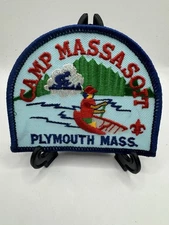 Vintage Boy Scouts Of America Camp Patch Plymouth Mass. Camp Massasoit