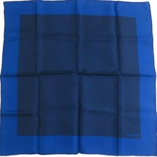 Hermes Handkerchief Silk Navy Elegant Pocket Square