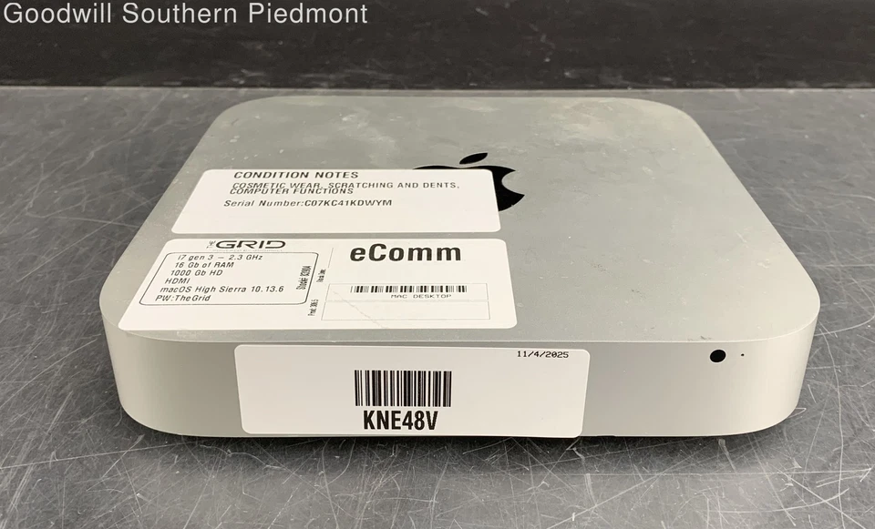 Apple Mac mini Late 2012 MD388LL/A Intel Core i7-3615QM 2,30GHz 16GB RAM 1TB HDD