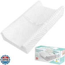 YENING Small Changing Pad Mini 23 x 13 with Washable Cover Waterproof Baby Di