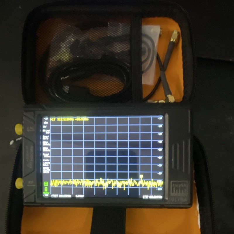 tinySA ULTRA Spectrum Analyzer 100kHz-800MHz/800MHz-5.3GHz w/ Case Kit