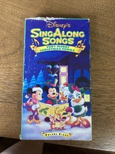 Disney  s Singalong Songs VHS Very Merry Christmas Songs Volume 8 1990 UNTESTED