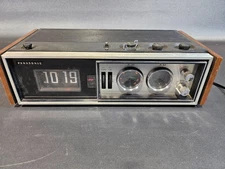 Vintage Panasonic RC-7469 Flip Clock AM/FM Radio ~ For Parts Only