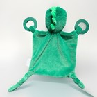 Bella Tuno Dino Teether Buddy Plush Lovey Baby Toy Green Security Blanket Rattle — photo 2