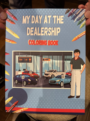 My Day At The Dealership Coloring Book