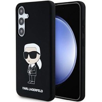 Karl Lagerfeld Silicone Ikonik Hardcase FüR Samsung Galaxy S24, Schwarz