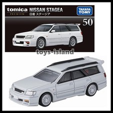 TOMICA PREMIUM 50 NISSAN STAGEA 1/63 TOMY 2026 March New Model White
