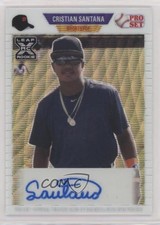 2021 Leaf Pro Set Metal 1989 Ivory Wave 2/3 Cristian Santana #PA-CS1 Auto 15eu