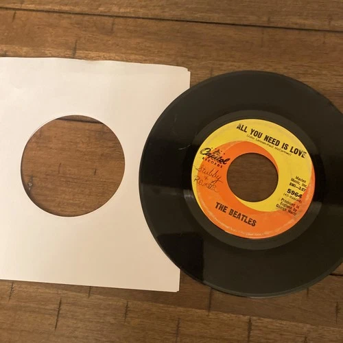 The Beatles – All You Need Is Love-Baby You're A Rich Man  1967 45 Capital