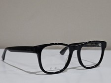 Gucci GG0004ON 001 Black Authentic Eyeglasses Brand New Made In Japan