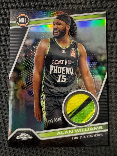 Alan Williams (Melbourne Phoenix) Relic Refractor #NNR-21 2023 Topps Chrome NBL