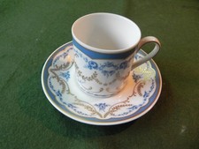 Jaeger Bavaria Moccatasse mit UT. Fast wie NEU. Blumendekor  Fast wie NEU, unben