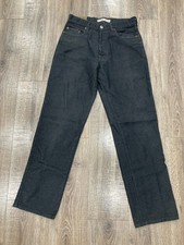 Vintage Mens Firetrap Black Micro-Cord Hooper...