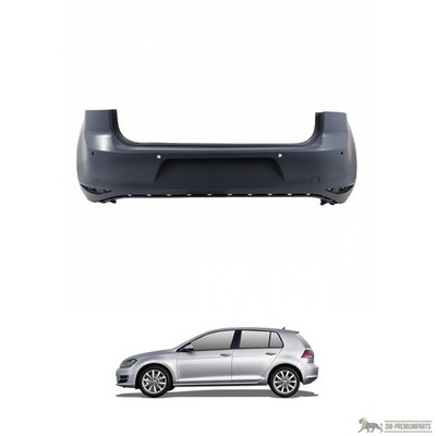 Stoßfänger hinten für VW Golf VII 7 ab 10/2012 auch GTI grundiert 4x PDC passend