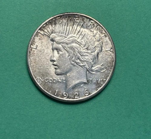 1926-S Peace Dollar AU+