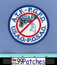 ATF PRINCE GEORGE COUNTY FIREARMS TASK FORCE Maryland Federal Police Patch 6D
