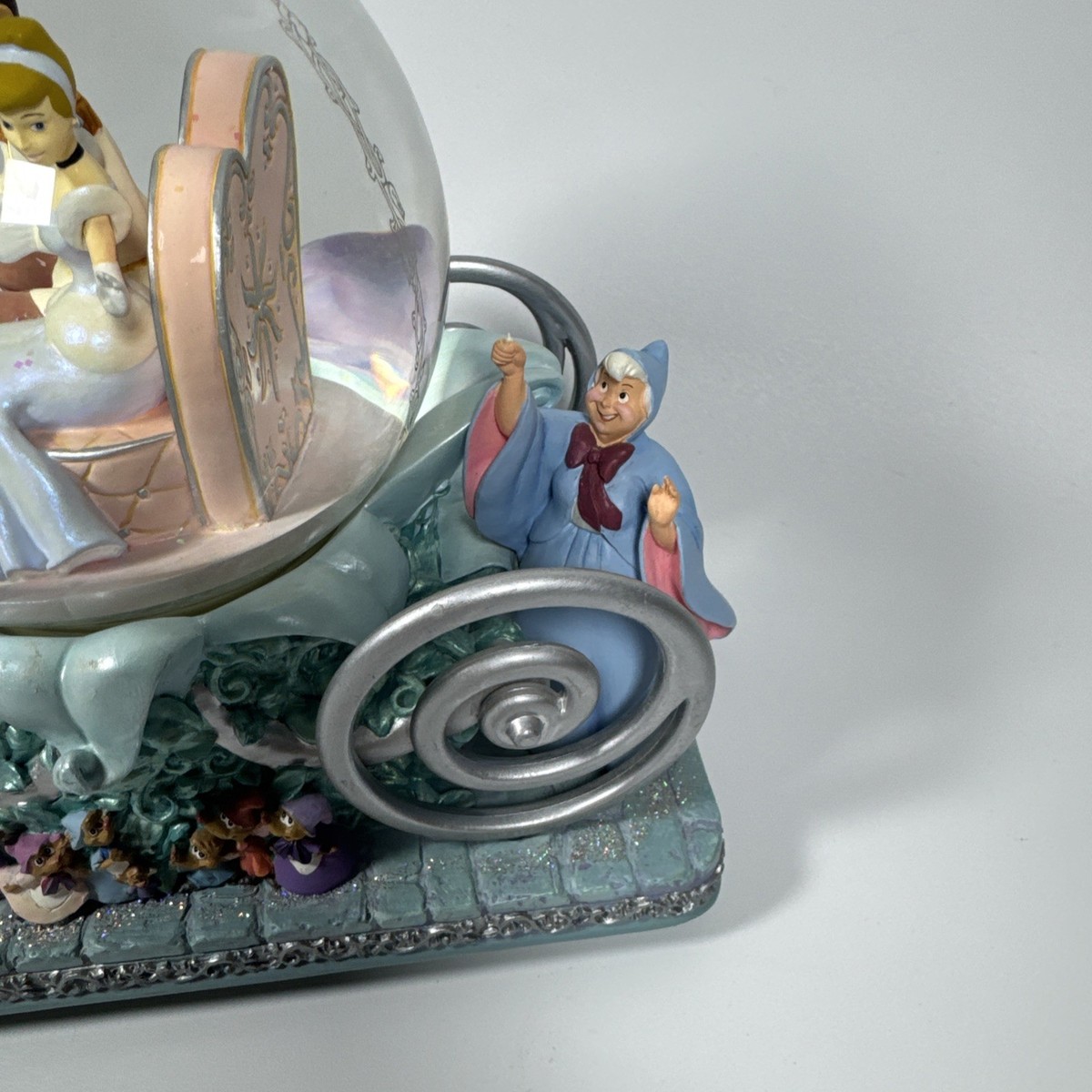Disney 50th Anniversary Cinderella & Prince Musical Snow Globe