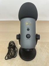 Blue Yeti Studio Recording USB Microphone  Stand- RARE Gray Slate Version WORKS