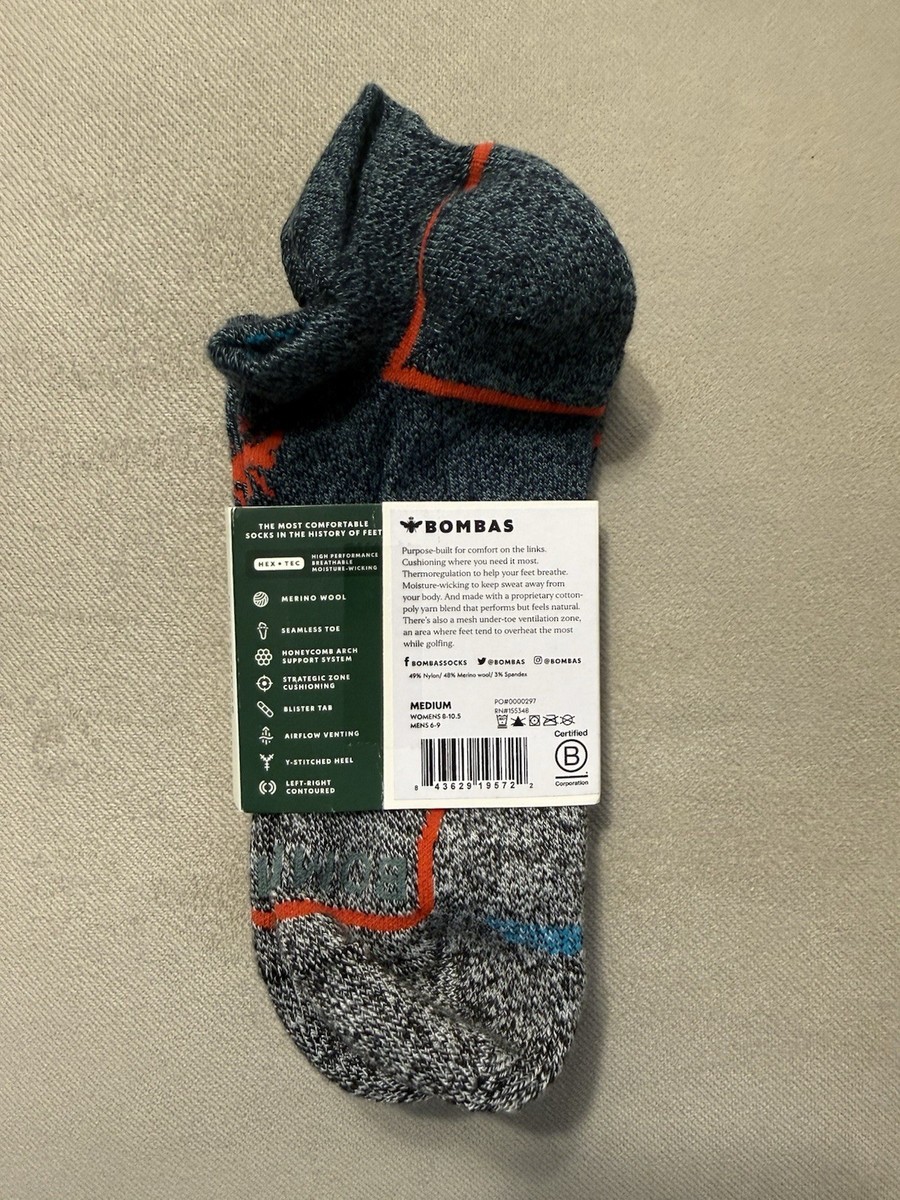 BOMBAS Merino Blend Performance Hiking &Merino Wool Golf New Size